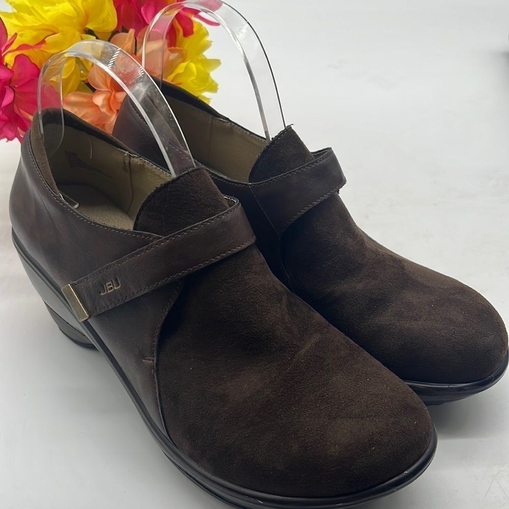Jambu JBU Sedona Brown Leather Clog Sz 10. MCA1303E